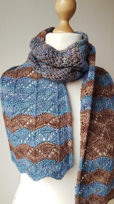 Purling River Scarf