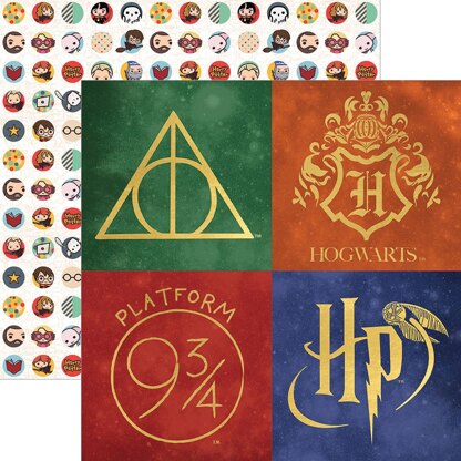 Paper House Harry Potter Double-Sided Paper 12"X12" 15/Pkg - Harry Potter