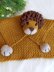 Crochet lion security blanket, crochet baby lovey pattern