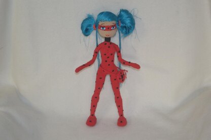 Crochet Pattern Ladybug Amigurumi doll