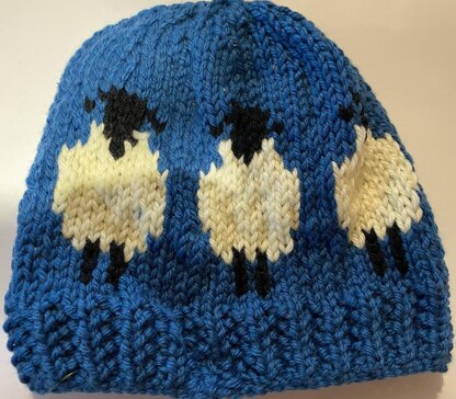 Sheep Beanie 1-6yr old