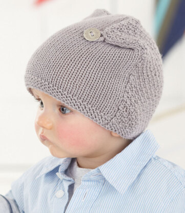 Boy's Cardigan, Hat and Bootees in Sirdar Snuggly Baby Bamboo DK - 4589 - Downloadable PDF