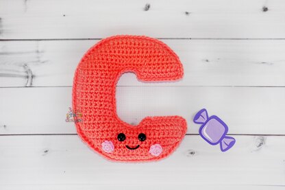 Lower Case Letter c Kawaii Cuddler®