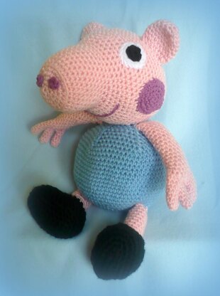 Crochet Peppa Pig's brother George