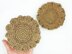 Jute sunflower coasters