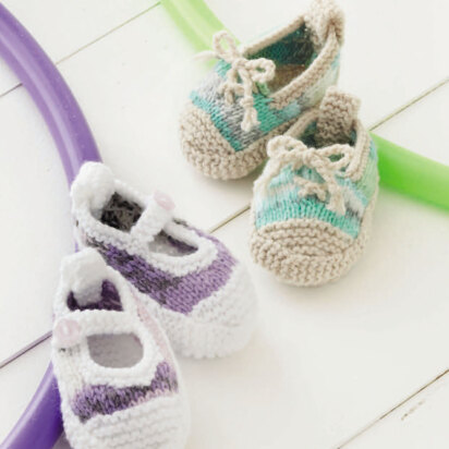 Shoes in Sirdar Snuggly Baby Crofter DK & Snuggly DK - 4870 - Downloadable PDF