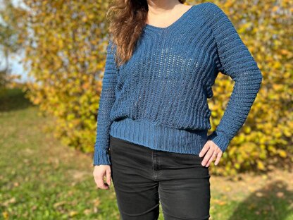 Batwing Sleeves Sweater