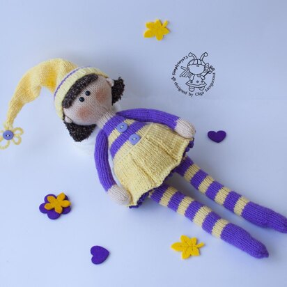 Doll Belle - knitting pattern