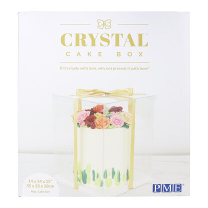 PME Crystal Cake Boxes 14"