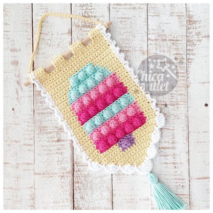 Icecream Popit wall hanging