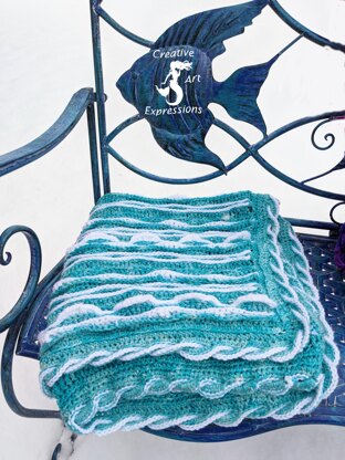Sea Breeze Baby Blanket & Lap Blanket