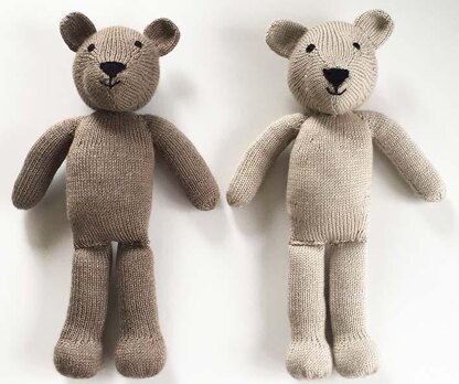 Billy teddy bear with beige outfit 19047