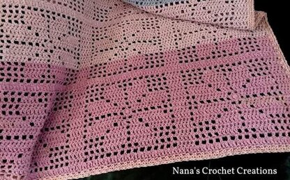 Nana's Summer Flowers Blanket