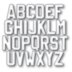 Memory Box Dies - Vintage Varsity Alphabet