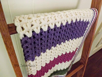 Puff Stitch Baby Blanket