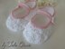Lacy Crocheted Baby Shoes