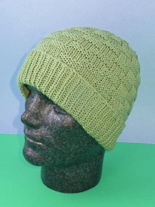 Basket Weave Spring Beanie Hat