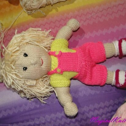 Patatina doll knitting pattern