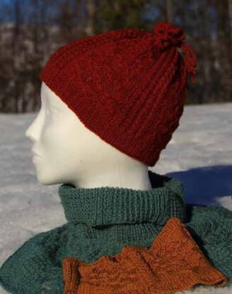 Hepatica Cowl I and Headband