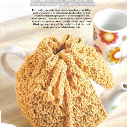 Imitation Crochet Tea Cosy