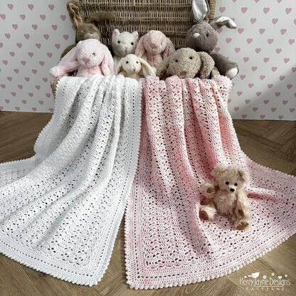 Queen Charlotte Blanket and Bonnet