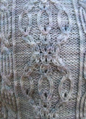 Lake Erie Cabled Scarf