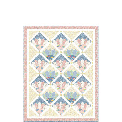 LoveCrafts Wildflowers Spring Garden Quilt -  Downloadable PDF