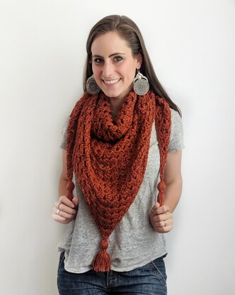 Granny Isosceles Triangle Scarf