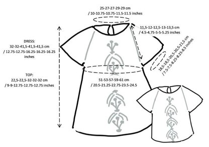 Bouquet de Fleurs baby dress and top