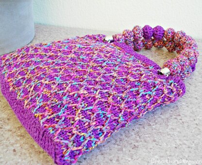 Stylish small colorful textured bag