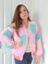 Crochet Pastel Patchwork Cardigan Pattern