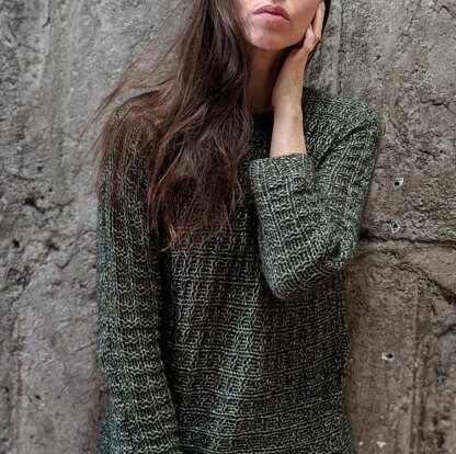 Woven Palm Sweater