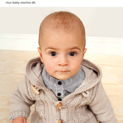 Cabled Jackets in Rico Baby Merino DK - 272