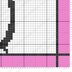 White Cat Blanket Wondering Kitten Throw Pink Border C2C CROCHET PATTERN