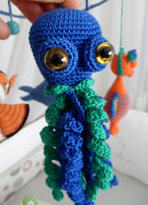 Baby Mobile "Meerestiere" Häkelanleitung