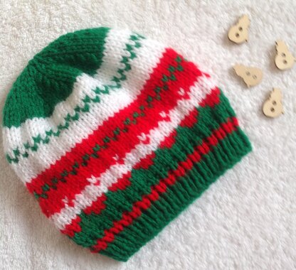 Cardigan and Hat Christmas cheer Knitting pattern by Seasonknits ...