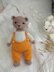 Spring teddy bear knitting pattern