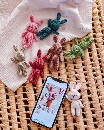 Crochet pattern Poutou the tiny bunny