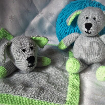 Puppy Dog Toy & Baby Comfort Blanket  BB003