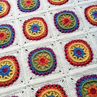 Sun Halos Square Blanket