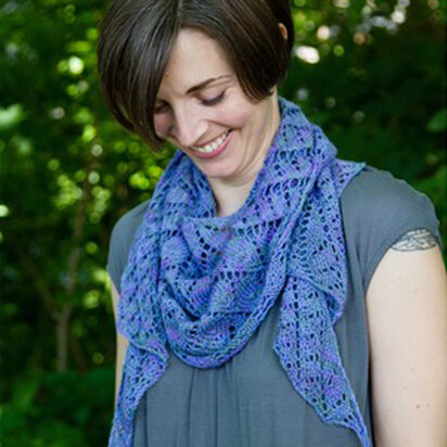 Valley Yarns 617 Russian Sage Shawl