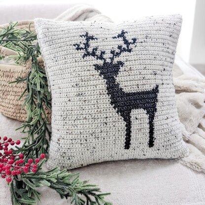 Reindeer Pillow Cover