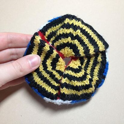 Hexaflexagon - knitting pattern