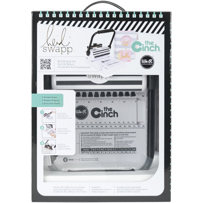 We R Memory Keepers Heidi Swapp Cinch Book Binding Tool W/Square Holes - 11.5"X8"X5"
