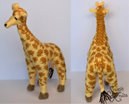 Giraffe Noah's Ark Zoo Knitting Pattern Snoo's Knits