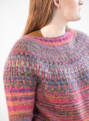 Canton Sweater in Berroco Tiramisu - Downloadable PDF