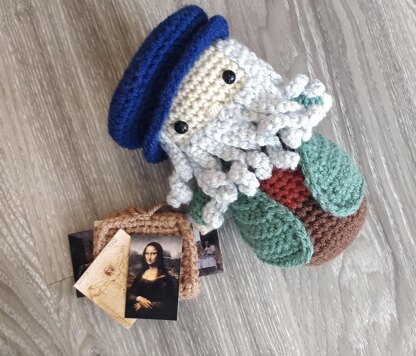 Leonardo da Vinci Amigurumi