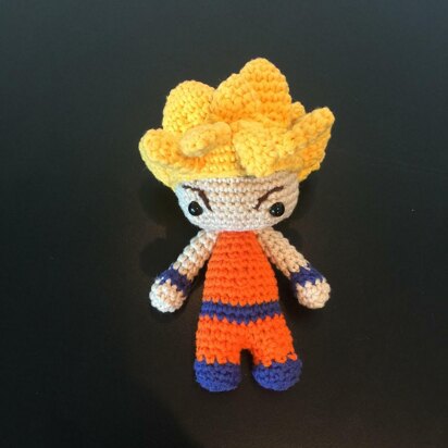 Amigurumi Anime Saiyan Doll