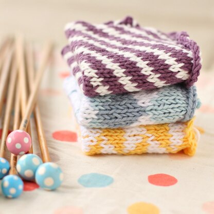 Set of 3 Fair Isle Blocks