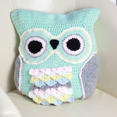 235 Owl Cushion Crochet Pattern #235